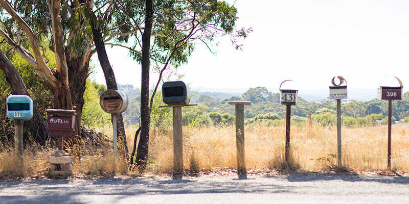 Rustic Mail Boxes