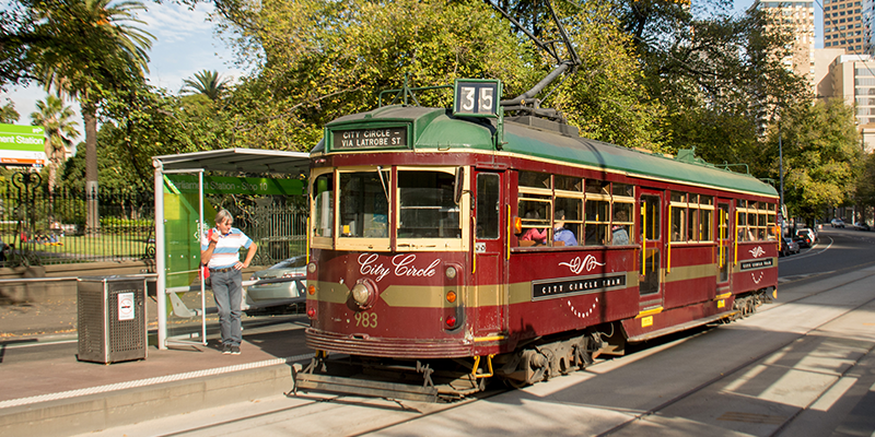  Travel on Melbournes historic trams