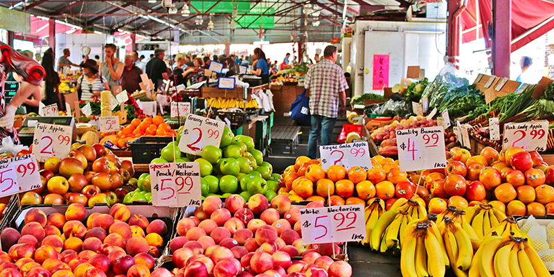  Melbourne has produce markets for farm to table shopping