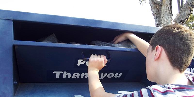 St Vincent de Paul have many donation bins all over Sydney
